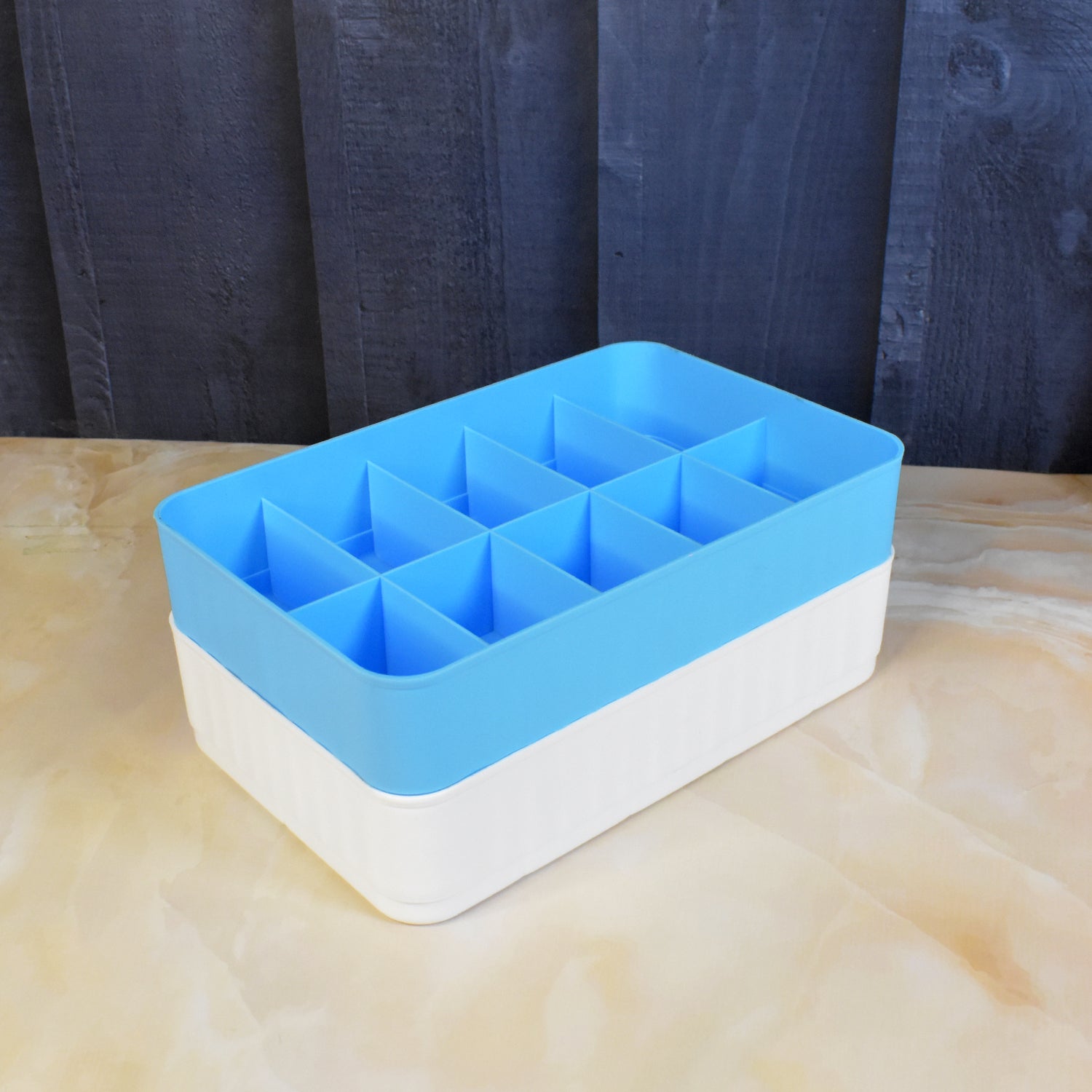 Multi-Function Desktop Drawer Storage Box 10 Grid Underwear Socks Box (2 Pc Set) Multi-Function Desktop Drawer Storage Box 10 Grid Underwear Socks Box (2 Pc Set)